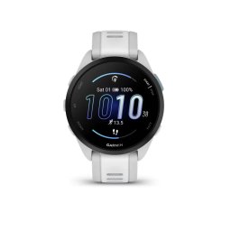 Ceas Inteligent Garmin Forerunner 165 Display Amoled Alb/Gri