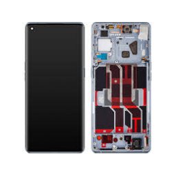 Display Cu Touchscreen Oppo Reno6 Pro 5G Snapdragon / Reno6 Pro+ 5G Cu Rama Gri Lunar Grey Service Pack 4907528