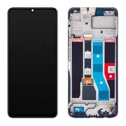 Display Cu Touchscreen REALME C51 Cu Rama Negru Carbon Black Service Pack 621029000053