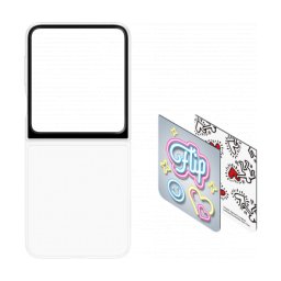 Husa Samsung EF-ZF741CTEGWW pentru Galaxy Z Flip 6 Transparent