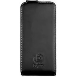 Husa Flip Cover Bugatti Oslo pentru iPhone 5/5S Negru