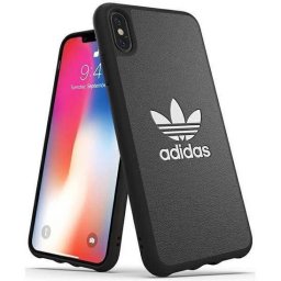 Husa Adidas 32803 BASIC FW18 pentru iPhone XS Max Negru/Alb
