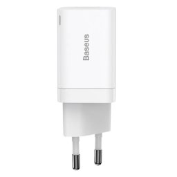 Incarcator Rapid Baseus Super Si Pro USB + USB-C 30W Alb