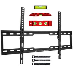 Suport TV MACLEAN TV MC-413 Wall Mount 32-80inch VESA 600x400 45kg Tilting Universal Adjustable Negru