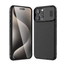 Husa Nillkin CamShield Pro pentru Apple iPhone 16 Pro Neagra