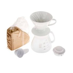 Filtru Cafea HARIO Bialetti 0006367 Ceramic 0.6l Alb