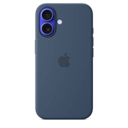 Husa Apple iPhoneÂ 16 Silicone Case MagSafe Denim