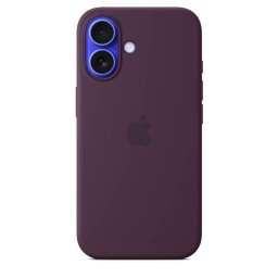 Husa Apple iPhoneÂ 16 Silicone Case MagSafe Plum
