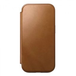 Husa NOMAD Piele Naturala MagSafe Apple iPhone 16 Pro Maro