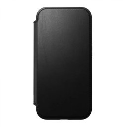 Husa NOMAD Piele Naturala MagSafe Apple iPhone 16 Negru