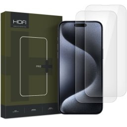Folie protectie HOFI Sticla Securizata Full Glue Set 2 bucati 2.5D Glass PRO+ pentru Apple iPhone 16 Plus