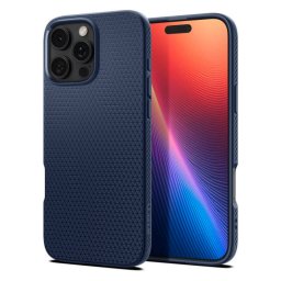 Husa Spigen Liquid Air Bleumarin ACS07989 pentru Apple iPhone 16 Pro Max