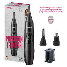 Trimmer de Inalta Precizie Beurer MN2X Multifunctional Fara Fir 3 Accesorii Negru