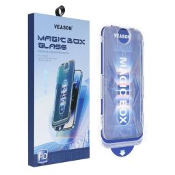 Folie Sticla Securizata Veason PRO Full Glue 6D Neagra pentru Apple iPhone 12 Pro Max
