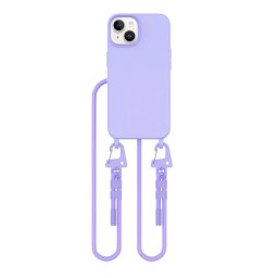 Husa TECH-PROTECT MagNecklace MagSafe compatibila cu iPhone 15 Lavender