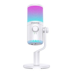Microfon maono Gaming DM30RGB Alb