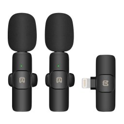 Microfoane PULUZ Wireless PU3150B/PU3151B Tip Lavaliera Negru