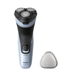 Aparat De Ras Philips X3003/00 Rotativ Trimmer Umed Si Uscat Acumulator Negru/Albastru