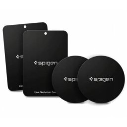 Sticker Metalic Spigen Mp-4p Set 4x Bucati Negru