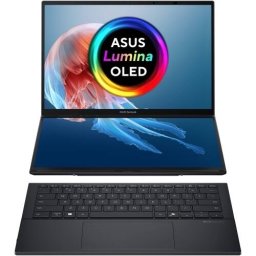 Laptop ASUS Zenbook Duo 14 OLED 14 inch Intel Core Ultra 7 255H 32GB 1TB SSD Windows 11 Pro Inkwell Gray