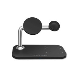 Incarcator Mobile Origin Magnetic, Compatibila MagSafe, Wireless Charge, 15W, Cablu USB-C inclus, Negru