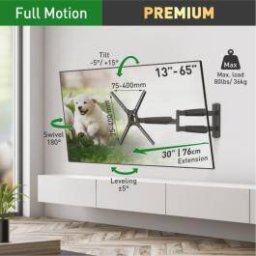 Suport TV Barkan Perete Barkan FM 13-65inch 40kg Negru