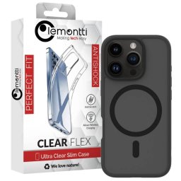 Husa Lemontti Hybrid MagSafe pentru iPhone 16 Pro Max Negru