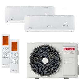 Aparat Aer Conditionat Ariston Multisplit ALYS 50 Inverter 9000 + 9000 BTU WiFi Ready Clasa A++/A+ Ultra Silent Alb