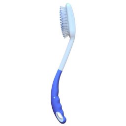 Perie De Par SUNDO Cu Maner Lung Ergonomic 370mm Alb/Albastru