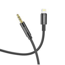 Cablu Audio Hoco 3.5mm - Lightning UPA19 1m Negru