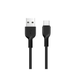 Cablu Date si Incarcare Hoco USB-A - USB-C Flash X20 18W 3m Negru
