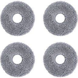 Set Rezerve De Mop Lavabil Ecovacs Ozmo Compatibil Turbo Mopping System T30&T30S Gri 4 Bucati