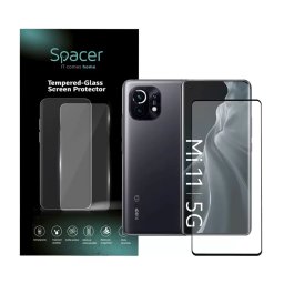 Folie Protectie Sticla Spacer SPPG-XI-MI-11T-TG pentru Xiaomi 11T Grosime 0.3MM Acoperire Totala Ecran Strat Special Anti-ulei si Anti-amprenta Tempered Glass 9D Duritate 9H Transparent