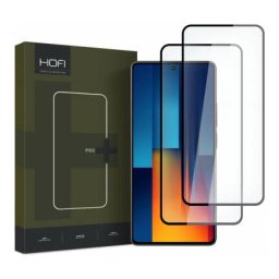 Folie Protectie HOFI Glass PRO+ Xiaomi Poco M6 Pro 5G Sticla Securizata Full Glue Set 2 bucati 2.5D