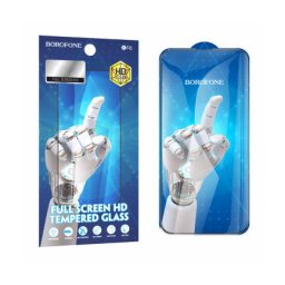 Folie Protectie Borofone BF6 Diamond Armor Apple iPhone 16 Pro Max Sticla Securizata Full Glue Set 10 bucati