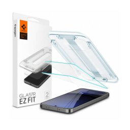 Folie Protectie Spigen EZ FIT Samsung Galaxy S24 FE S721 Sticla Securizata Full Glue Set 2 bucati