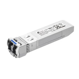 Modul SFP+ TP-Link SM6110-LR Omada 25GBase-LR SFP28 LC Transceiver Single-mode pana la 10KM Argintiu