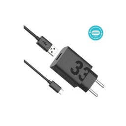 Incarcator Retea Motorola PG38C06448 33W Port Usb Type A Inclus Cablu Usb Type C 1M Negru