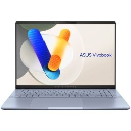 Laptop ASUS Vivobook S 16 3K 16 inch Intel Core Ultra 7 255H 16GB 1TB PCIe Windows 11 Pro Mist Blue
