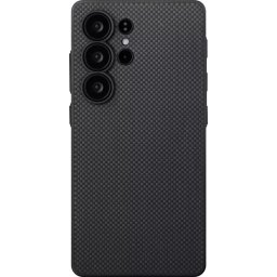 Husa PITAKA PIN Button Aramida Pentru Samsung Galaxy S25 Ultra Negru/Gri