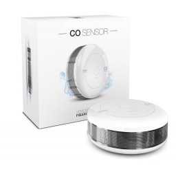 Detector de Monoxid de Carbon FIBARO FGCD-001 Wireless Compatibil cu Z-Wave Alb
