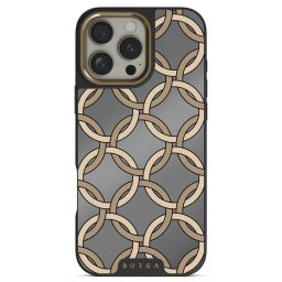 Husa Burga Elite Mirror Magsafe Gold Heritage pentru iPhone 16 Pro