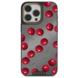 Husa Burga Elite Mirror Magsafe Gold Cherrybomb pentru iPhone 15 Pro Max