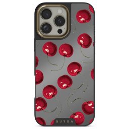Husa Burga Elite Mirror Magsafe Gold Cherrybomb pentru iPhone 16 Pro Max
