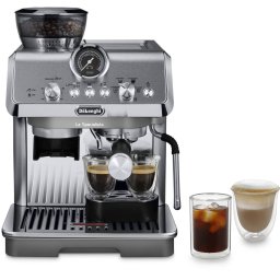 Espressor Manual Delonghi La Specialista Arte Evo EC9255.M 1.7L 15Bar Extractie la Rece Rasnita Reglabila 1400W Argintiu
