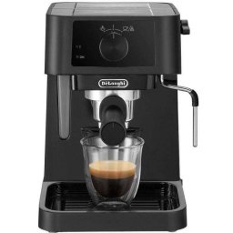Espressor Manual Delonghi Stilosa EC235.BK 1L 15Bar Sistem Manual de Spumare Lapte 1100W Negru