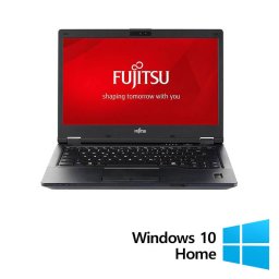 Laptop Fujitsu Refurbished Fujitsu Lifebook E548 HD 14 inch Intel Core i5-7300U 8GB 256GB SSD Windows 10 Home Black