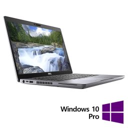 Laptop Dell Refurbished Latitude 5410 FHD 14 inch Intel Core i5-10310U 8GB 256GB SSD Windows 10 Pro Grey