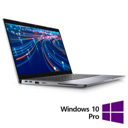Laptop Dell Refurbished Latitude 5320 FHD 13.3 inch Intel Core i5-1145G7 8GB 256GB SSD Windows 10 Pro Grey