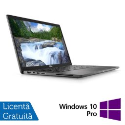 Laptop Dell Refurbished Latitude 7410 FHD 14 inch Intel Core i5-10310U 8GB 256GB SSD Windows 10 Pro Black